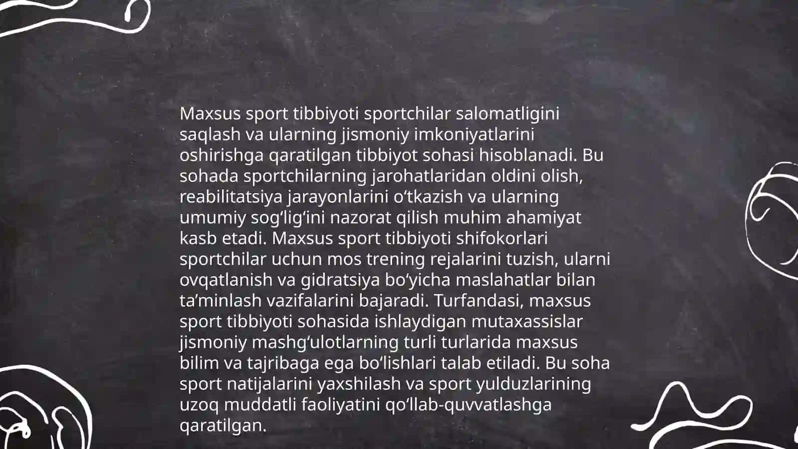 Sport tibbiyotida maxsus guruh haqida malumot 3