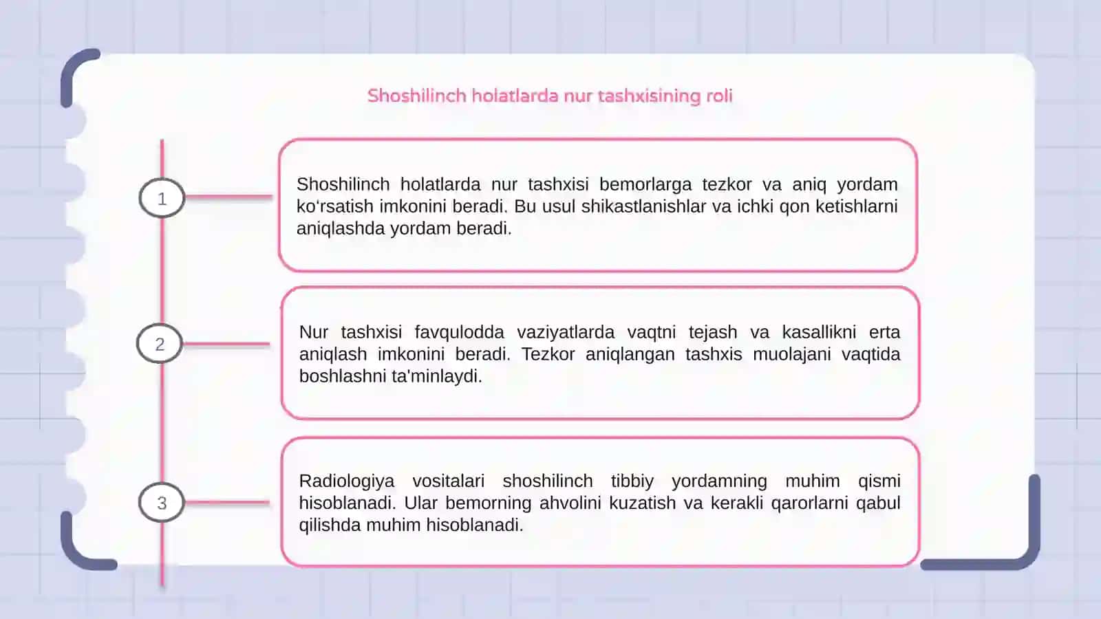 Shoshilinch holatlar nur tashxisi 3