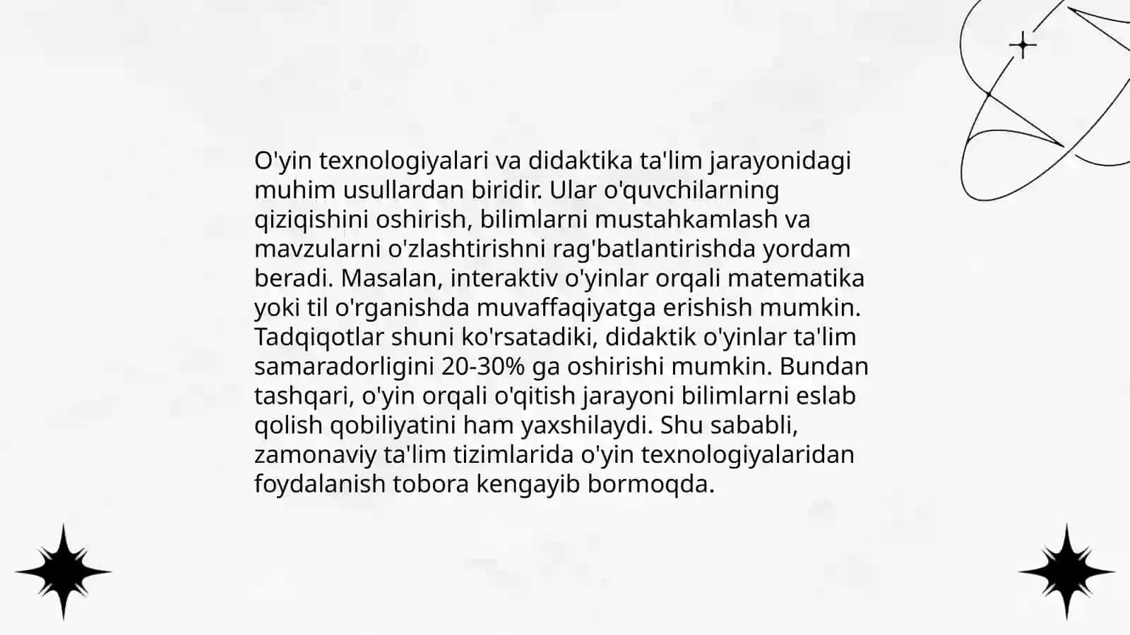 O'yin texnologiyalari va didaktika 3