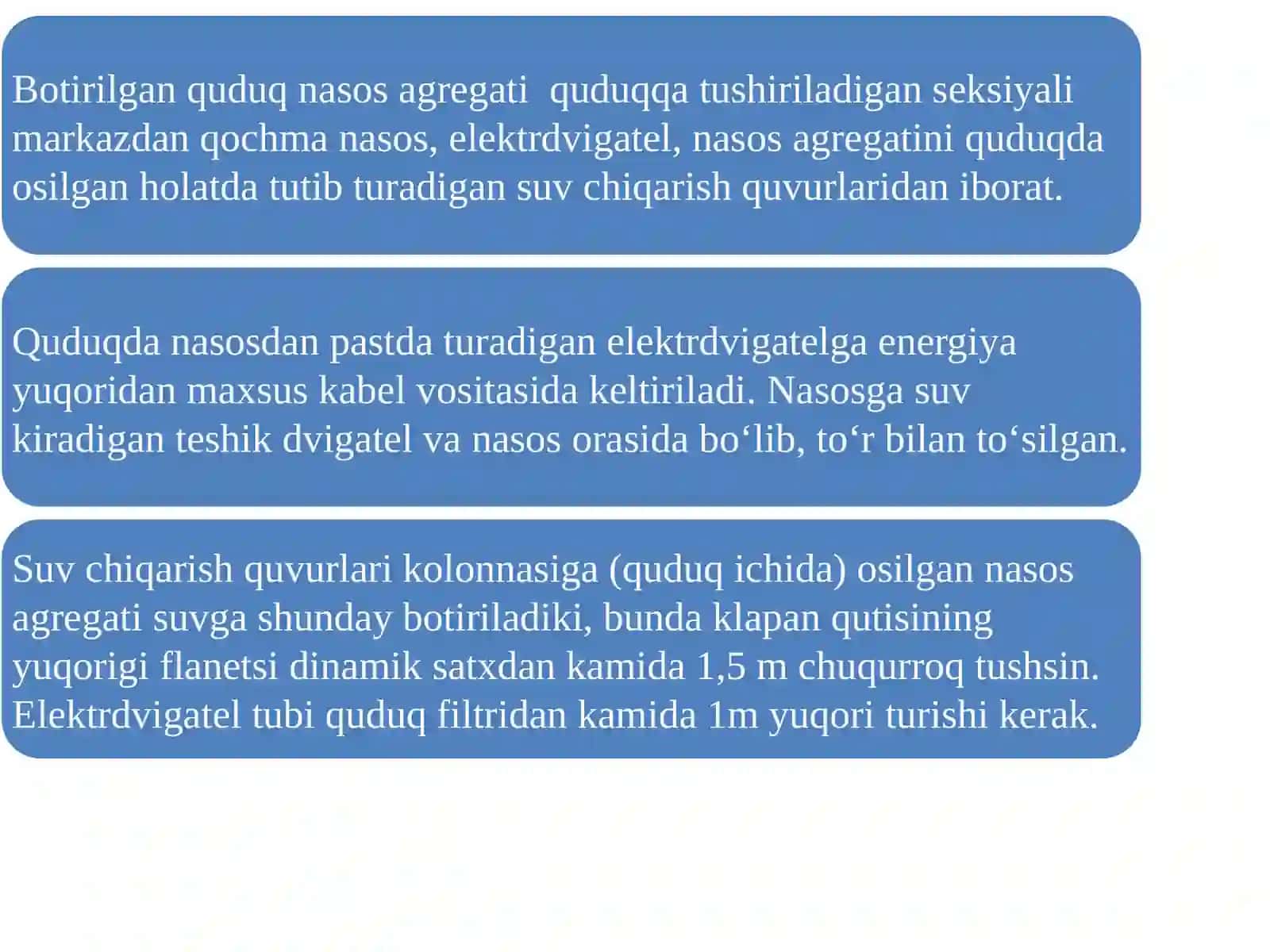 Botirmaelektrodvigatelli quduqli markazdan qochma nasoslar 3