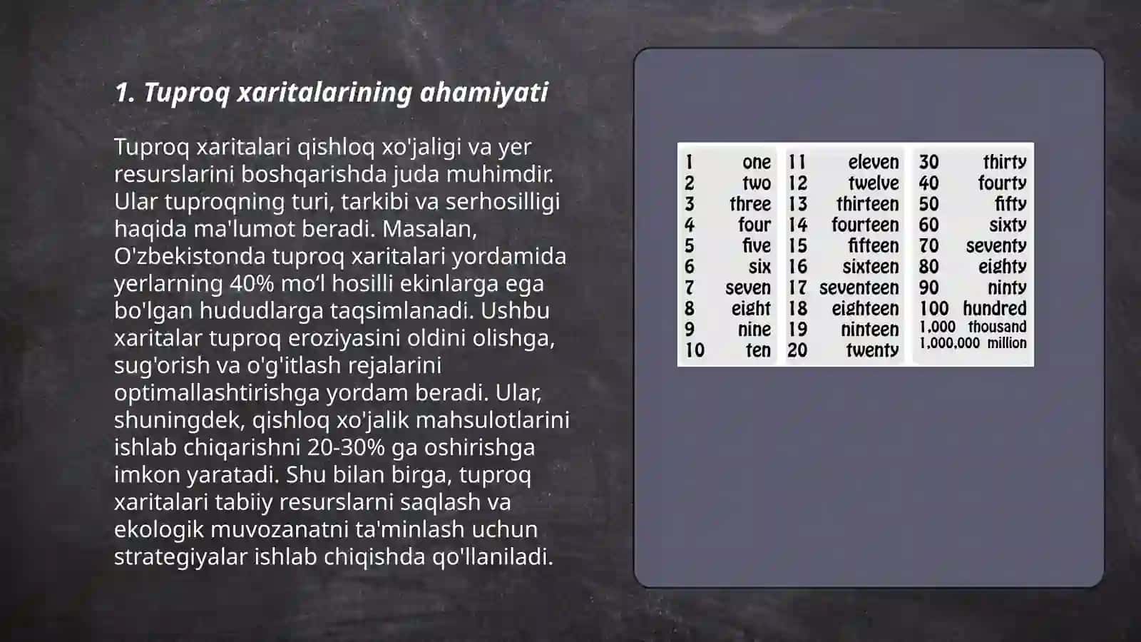 Tuproq xaritalari va ularni tuzish usullari by Mirzaaxmatova Sevinch 3