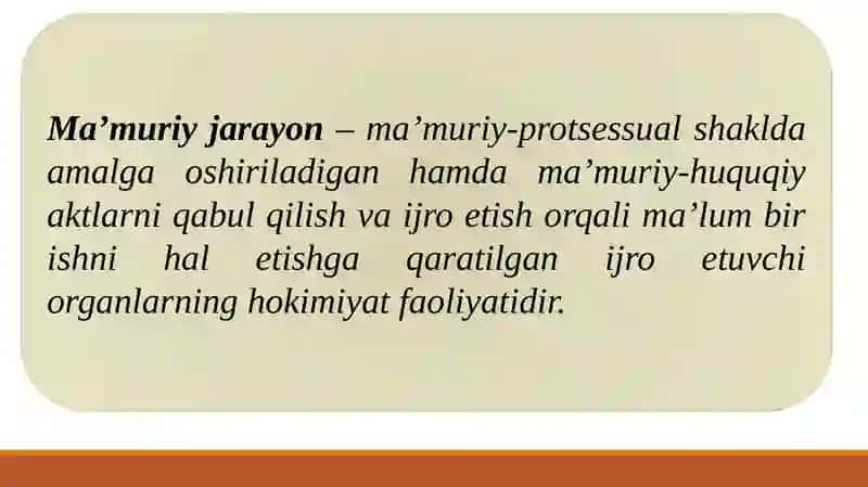 Ma’muriyjarayon 3