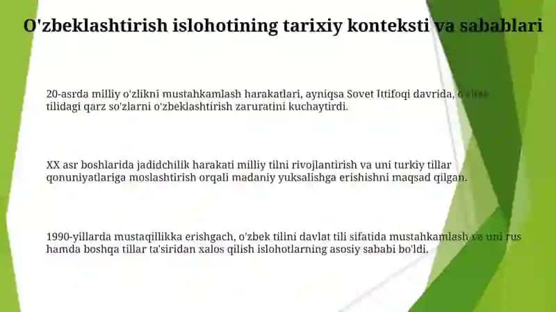 O‘zbek Tillarida O‘zlashtirilgan So‘zlar 3