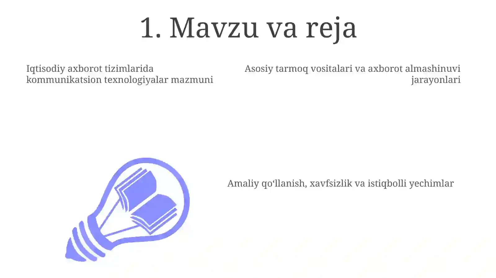Iqtisodiy axborot tizimlarida kommunikatsion texnologiyalar 3