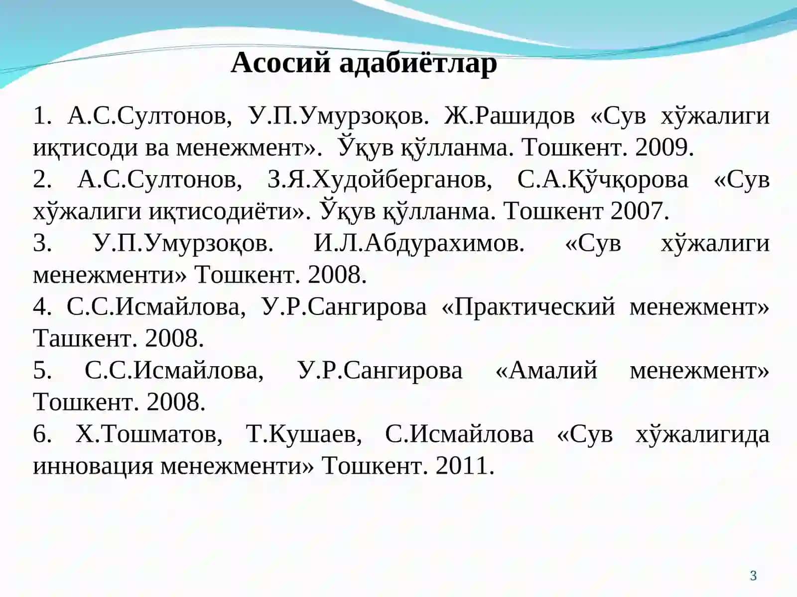 Suv xo’jaligi tashkilotlarining suv etqazib berish xarajatlari va suv xo’jaligi ob’ektlaridagi qurulish-montaj ishlari 3
