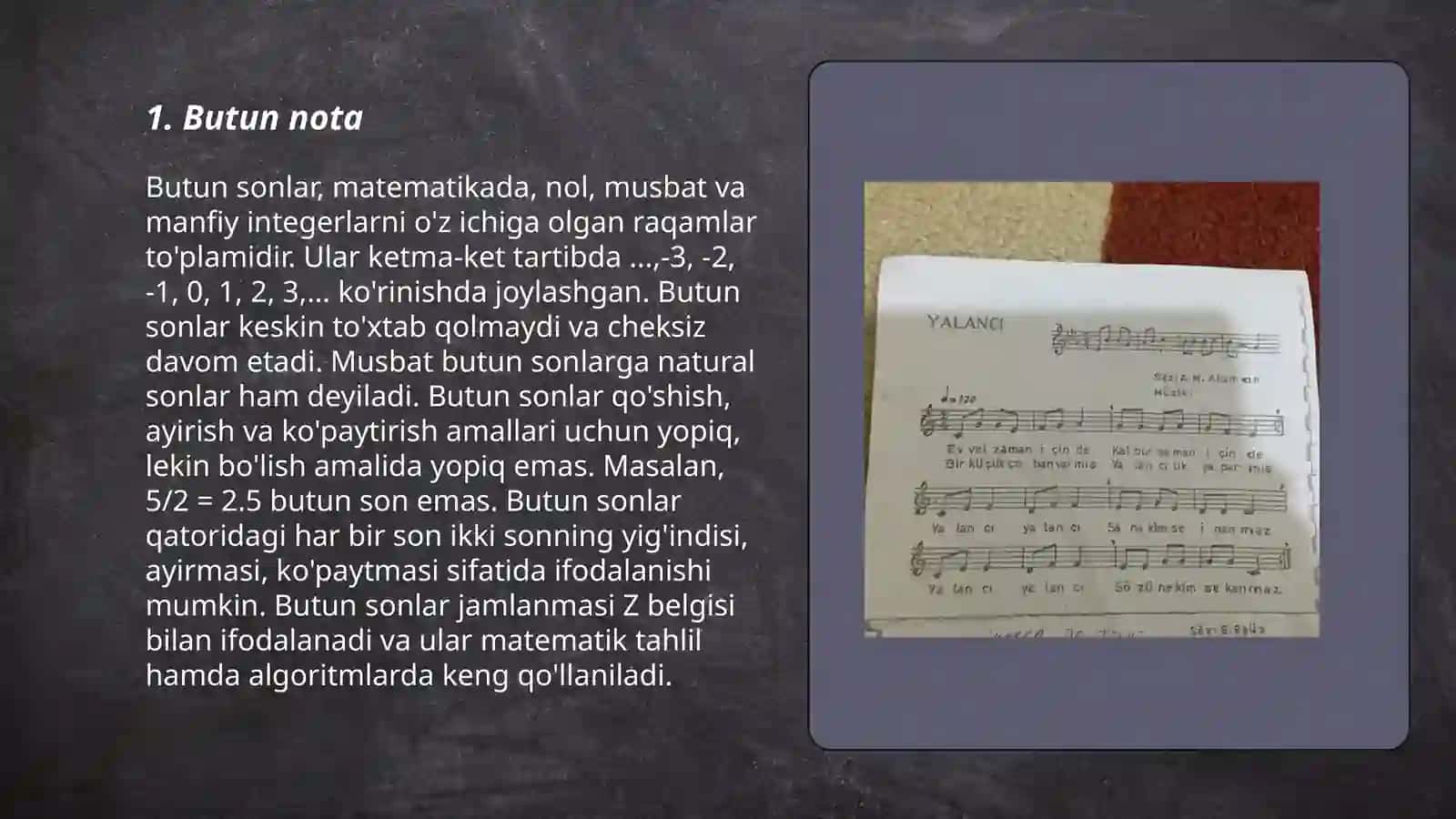 Butun chorak va nimchorak notalar 3