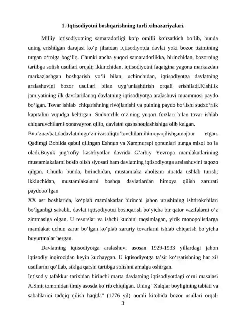 Iqtisodiy rivojlanishni ta’minlashda davlaning roli 3