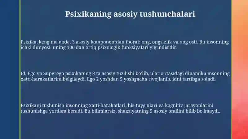 Psixika xaqida umumiy tushuncha 3