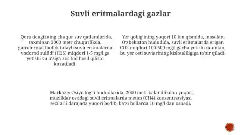Gazlarning yer qobigda tarqalishi 3