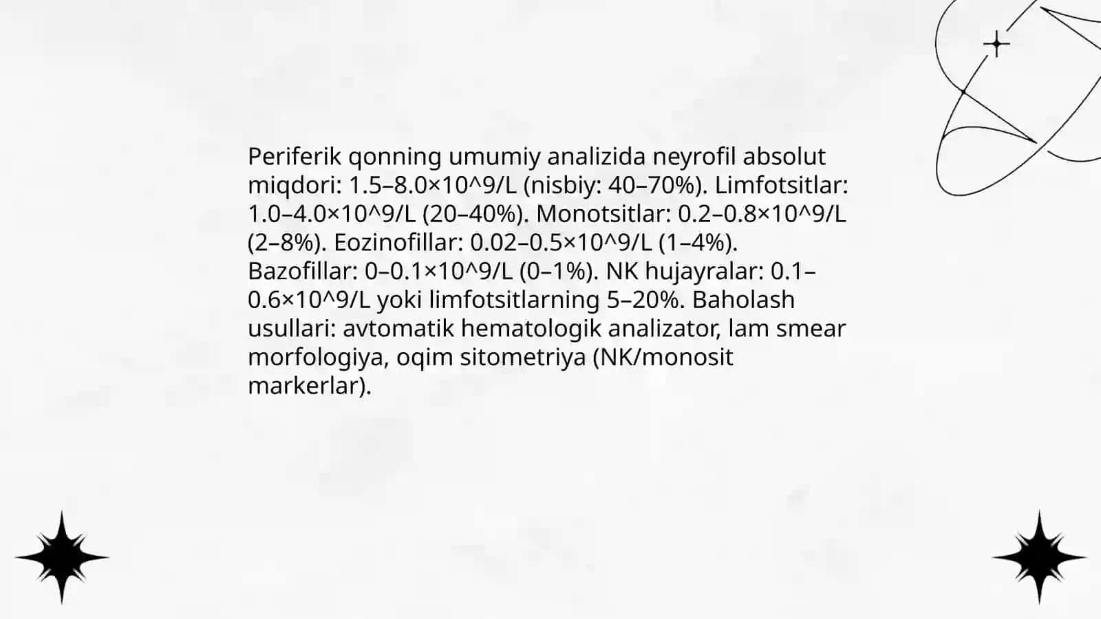 Tugʻma immunitetni baholash usullari 3