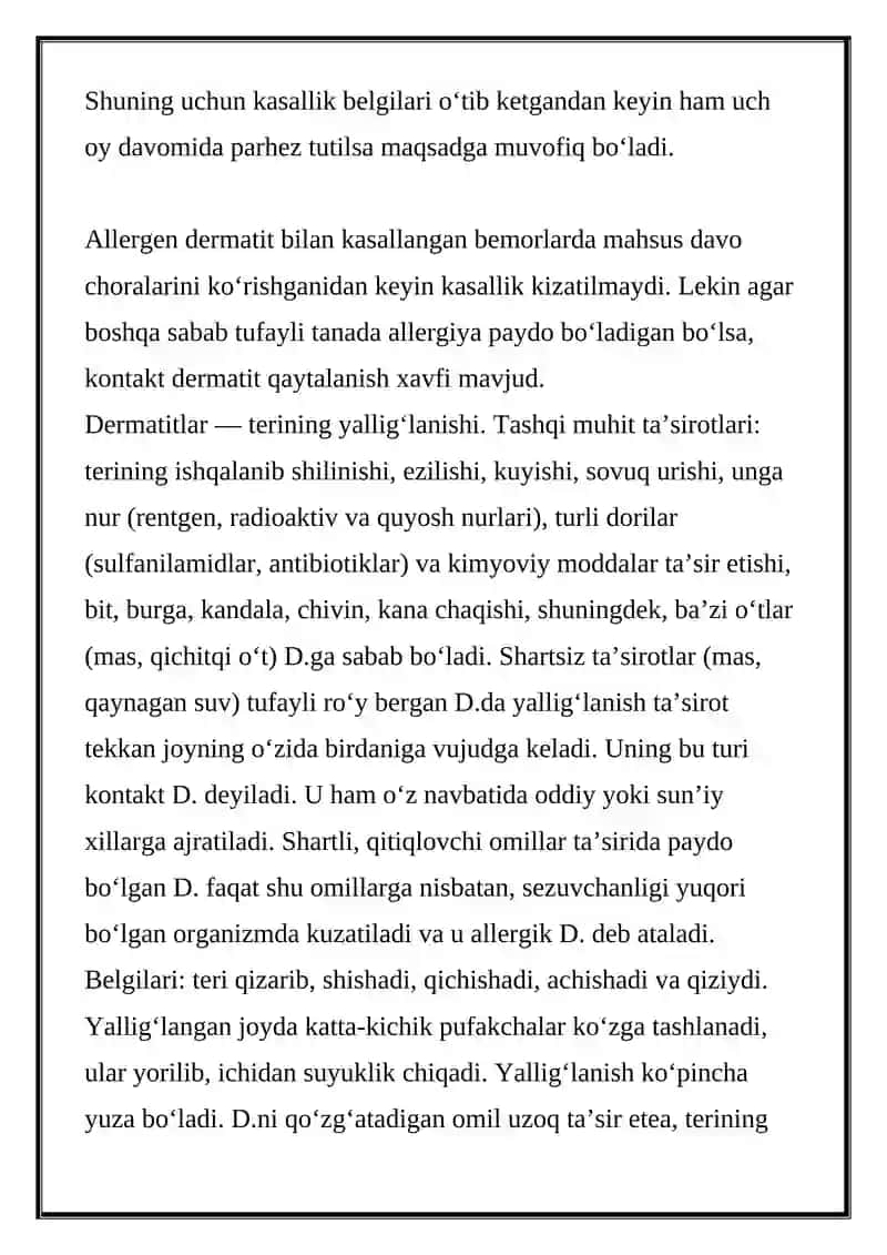 Allergik dermatit 3