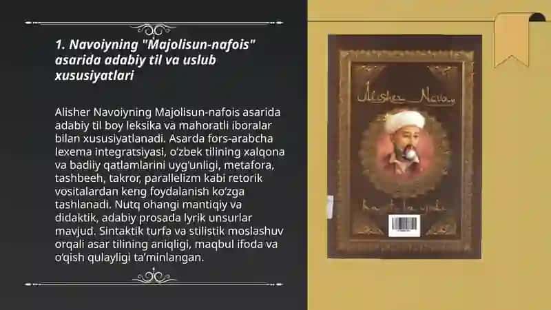 Majolisun-nafois, Mezonul-afzon, Muhokamatul-lug'atayn 3