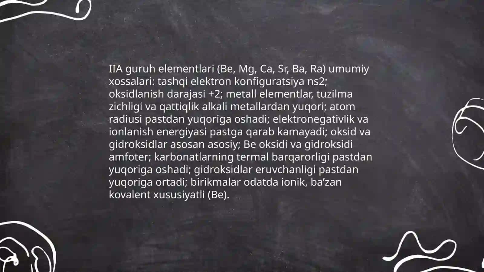 IIA GURUH elementlari 3