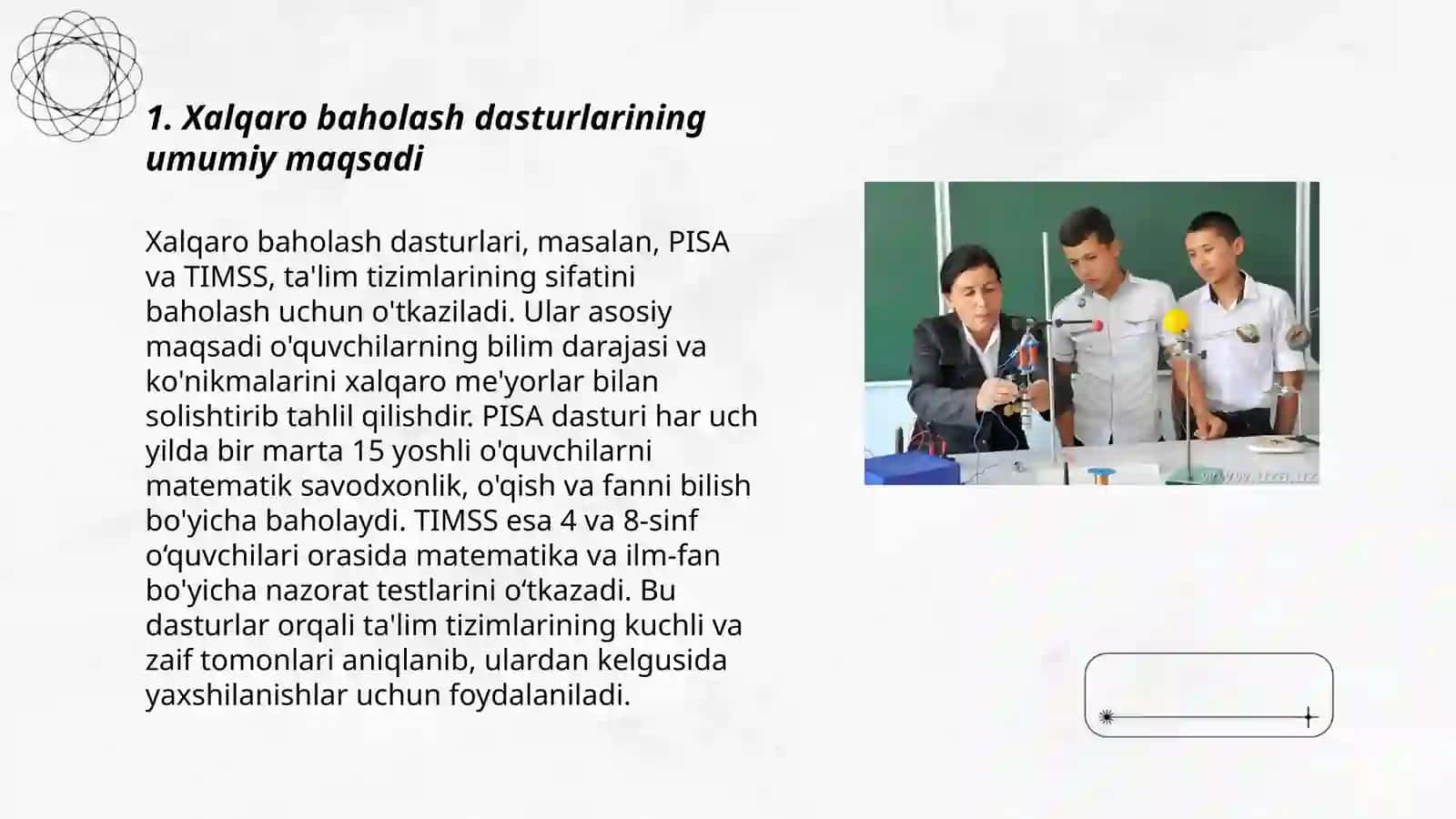 Xalqaro Baholash Dasturlari 3