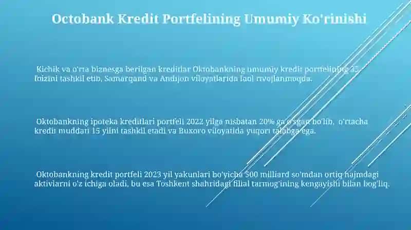 Octobank kredit portfeli 3
