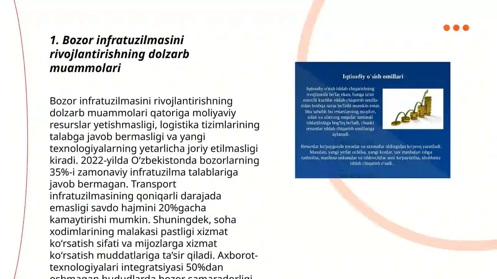 Bozor infratuzilmasi va ularni boshqarishni takomillashtirish 3