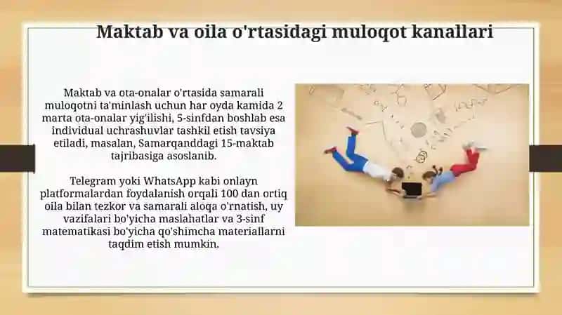 Maktab va Oila Hamkorligining Shaklari 3