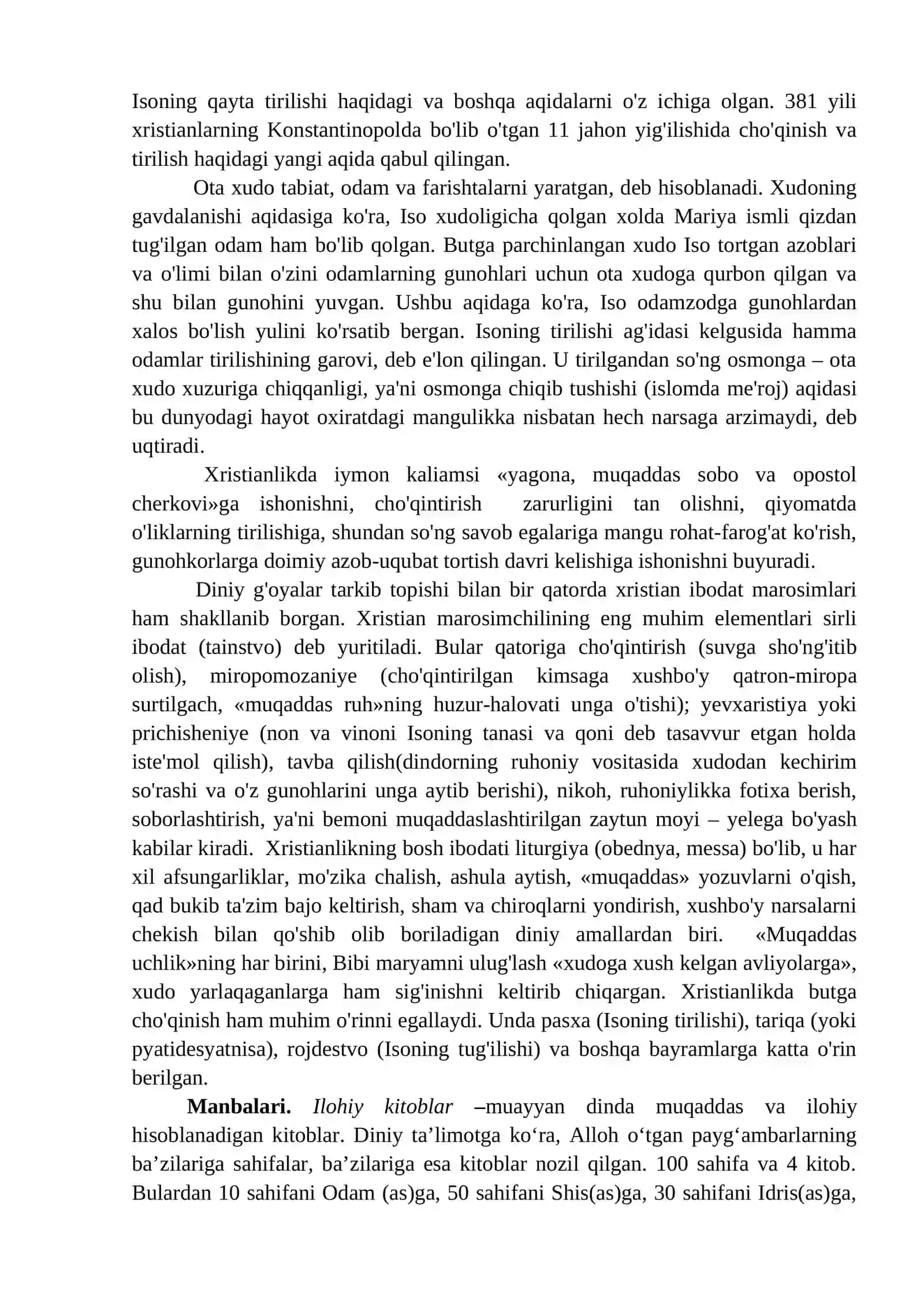 5-mavzu: Xristianlik dini 3