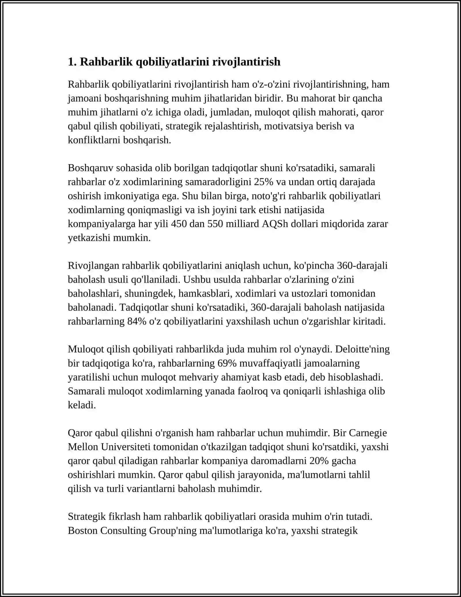 KÕNIKMA VA MALAKALARNI SHAKLLANTIRISH 3