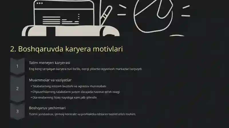 Karyera va karyera turlari. Karyeraning bosqichlari. 3