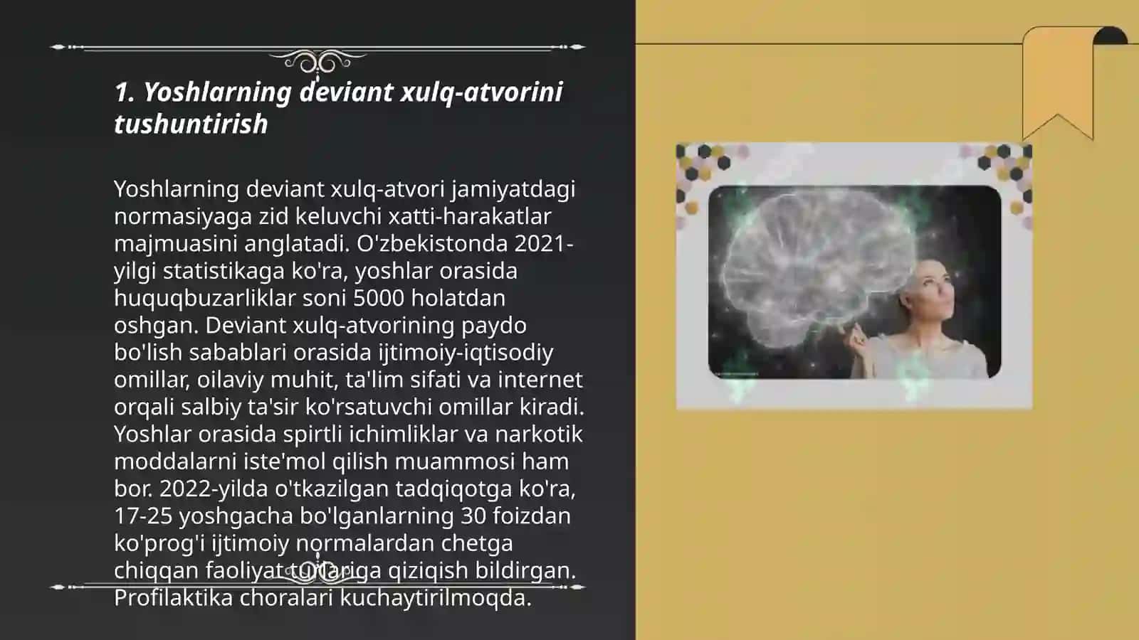 Yoshlar oʻrtasidagi deviant xulq- atvor profilaktikasi 3