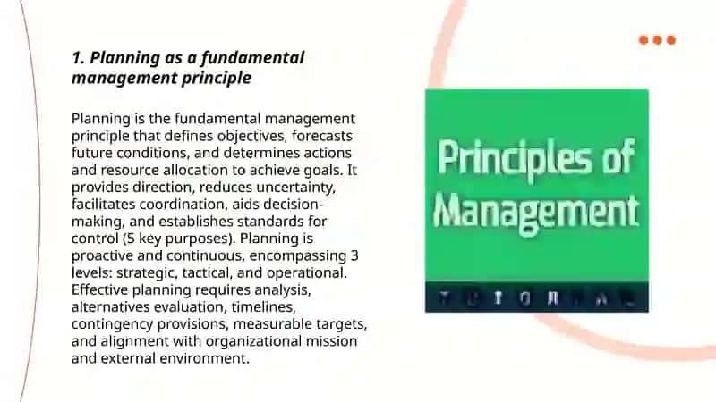 Principles of management 3