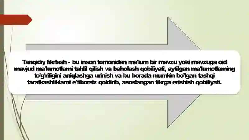 Tanqidiy Fikrlash 3
