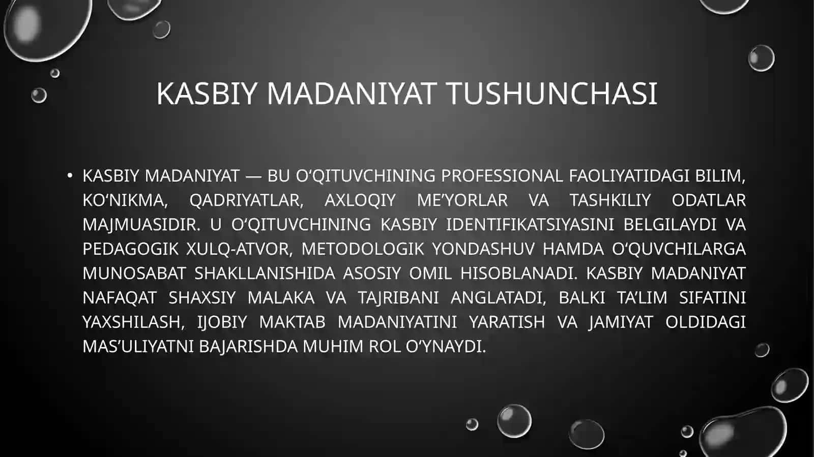 O‘qituvchining Kasbiy Madaniyati 3