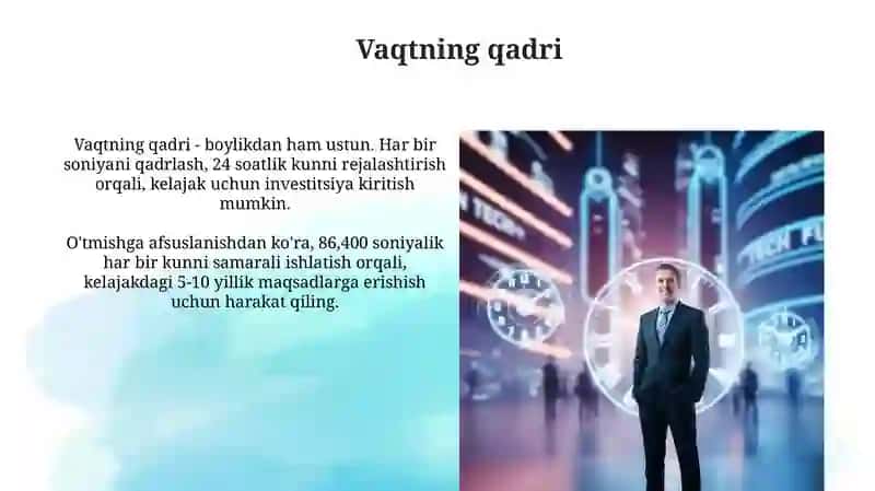 Vaqtning qadri 3