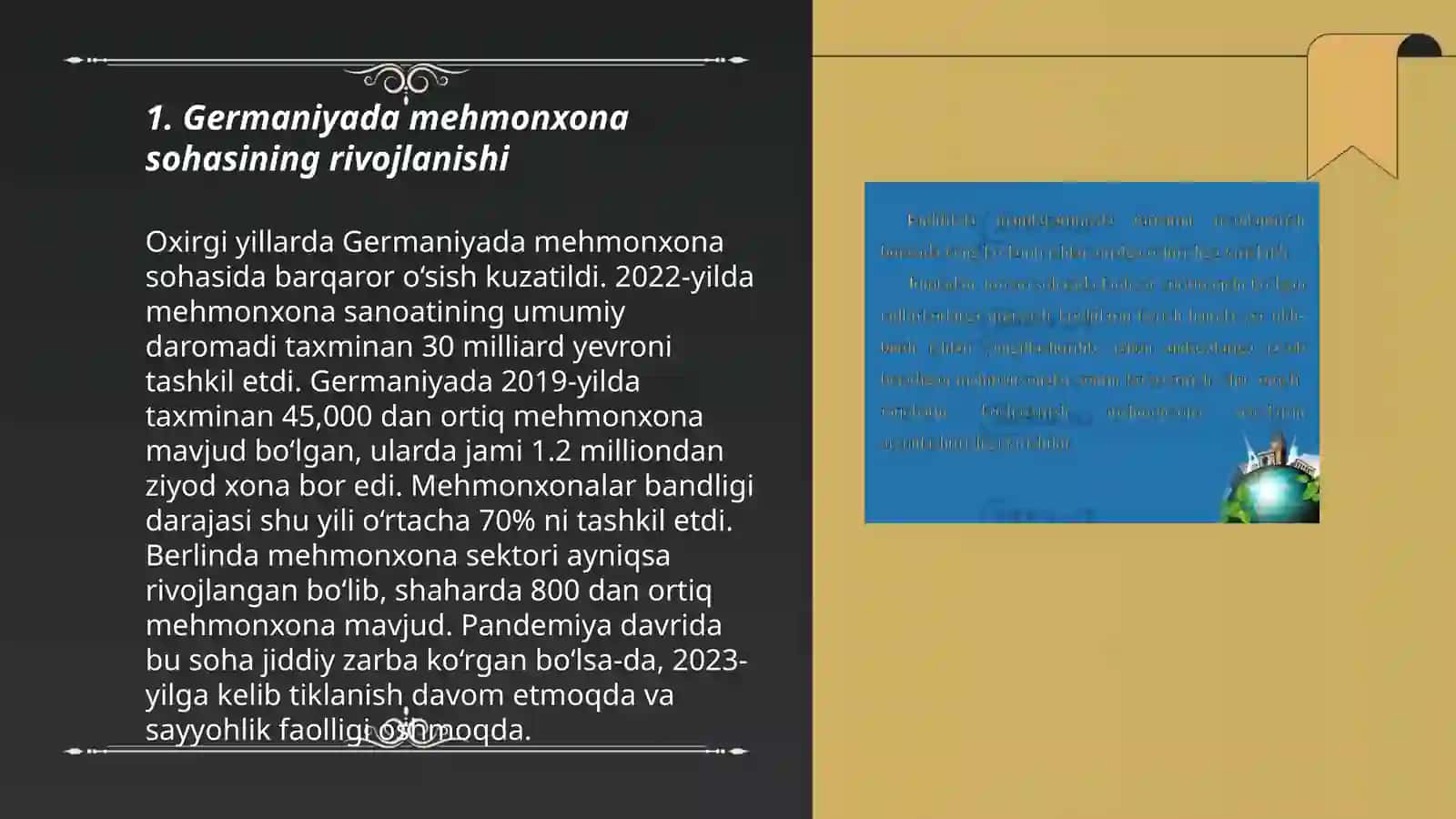 Germaniya davlatida turizm va uning istiqbollari 3