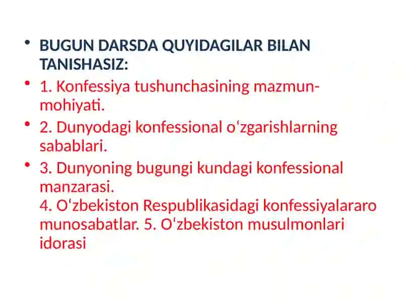 Konfessiya Tushunchasining Mazmun-Mohiyati 3