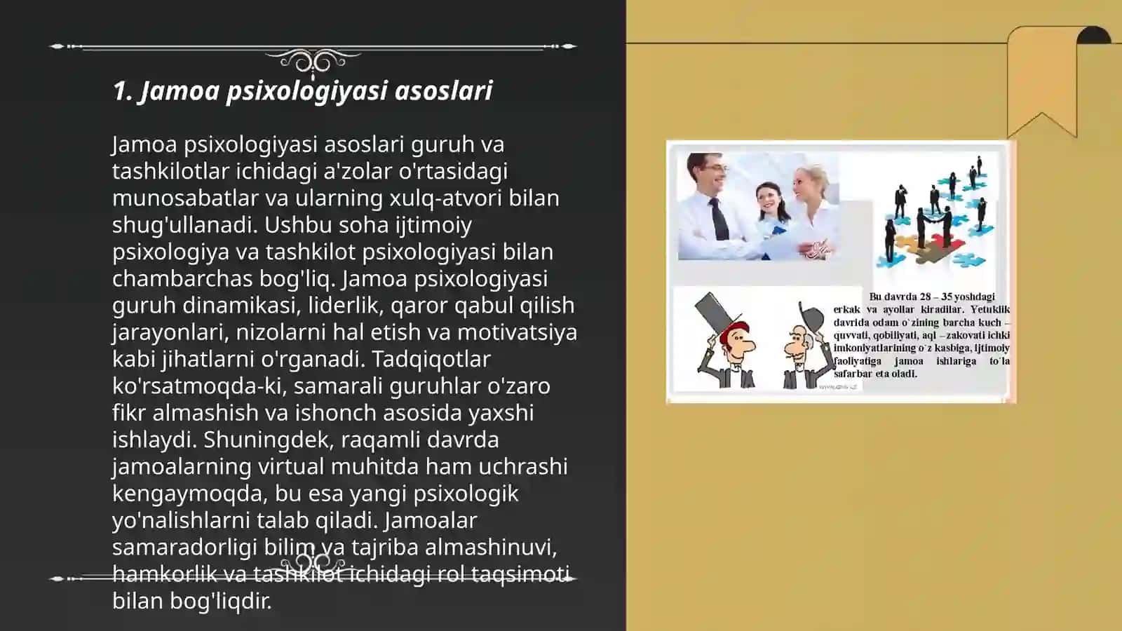 Jamoa va guruh Psixologiyasi 3