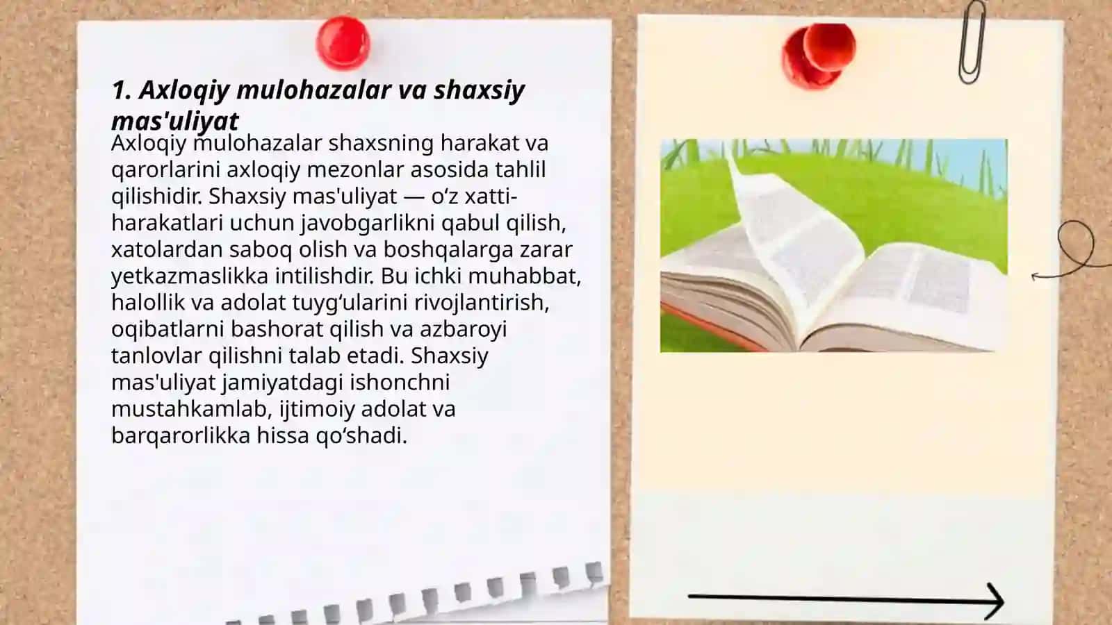 Axloqiy mulohazalar va shaxsiy mas'uliyat 3