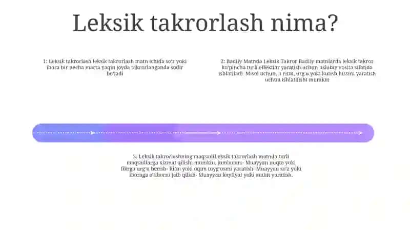 Badiiy Matnda Leksik Takror 3