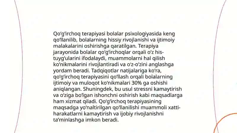 Qoʻgʻirchoq Terapiyasi 3