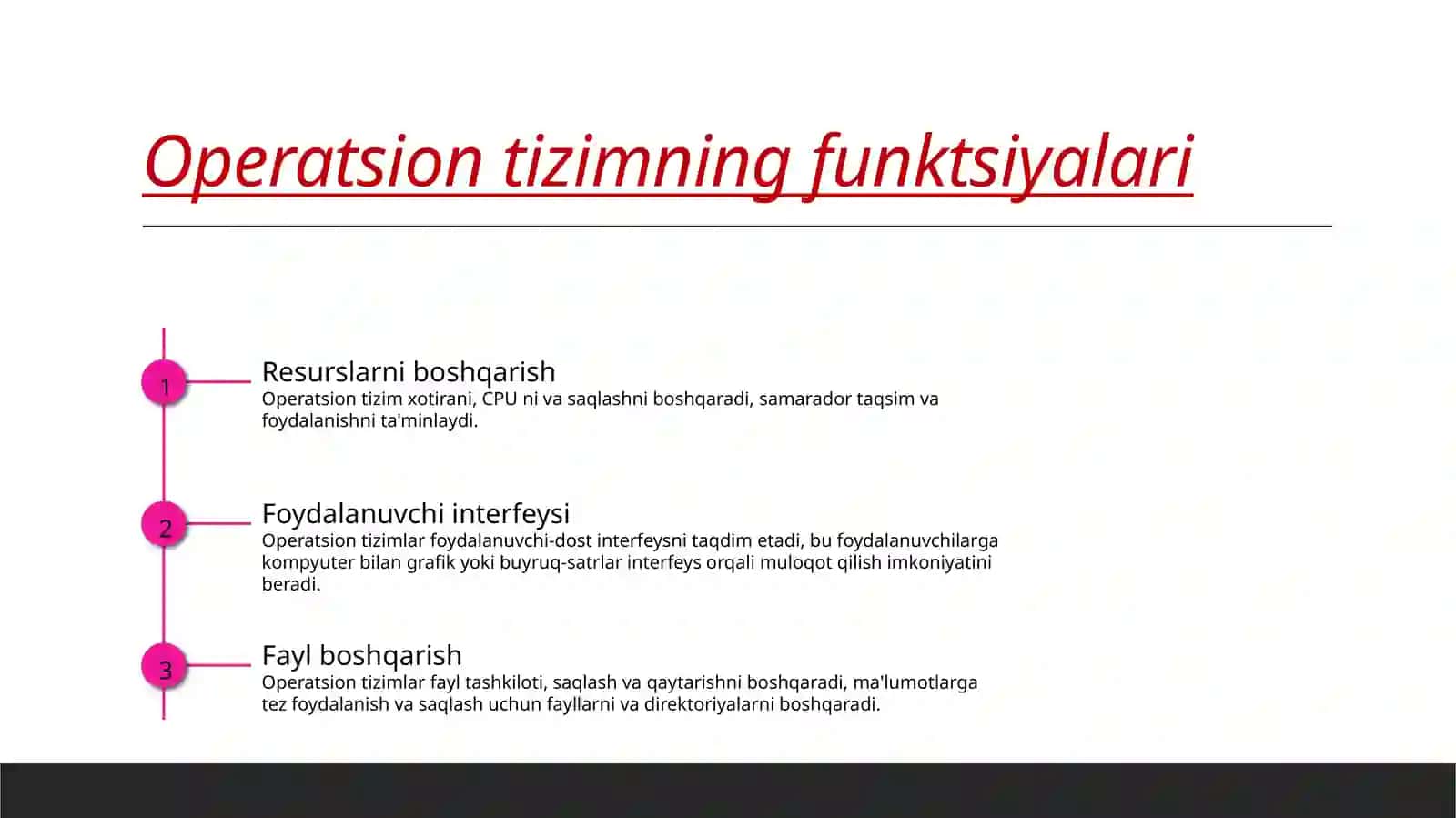 Operatsion tizimlarga kirish 3