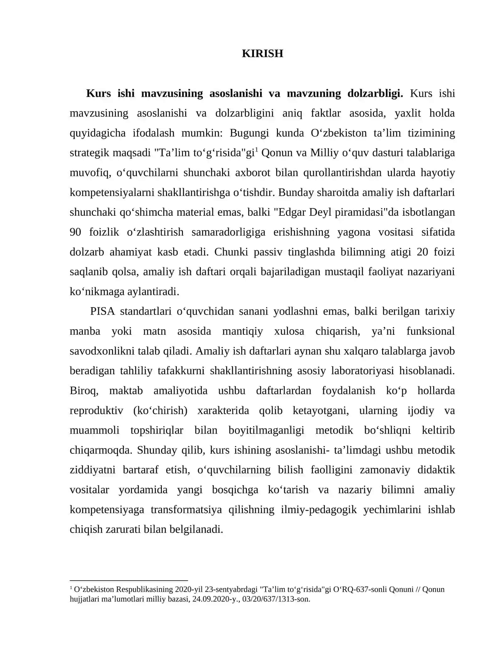 O’quvchilarni tarixiy bilimlarini shakllantirishda amaliy ish daftarlari-talim samaradorligini oshirish vositasi sifatida 3