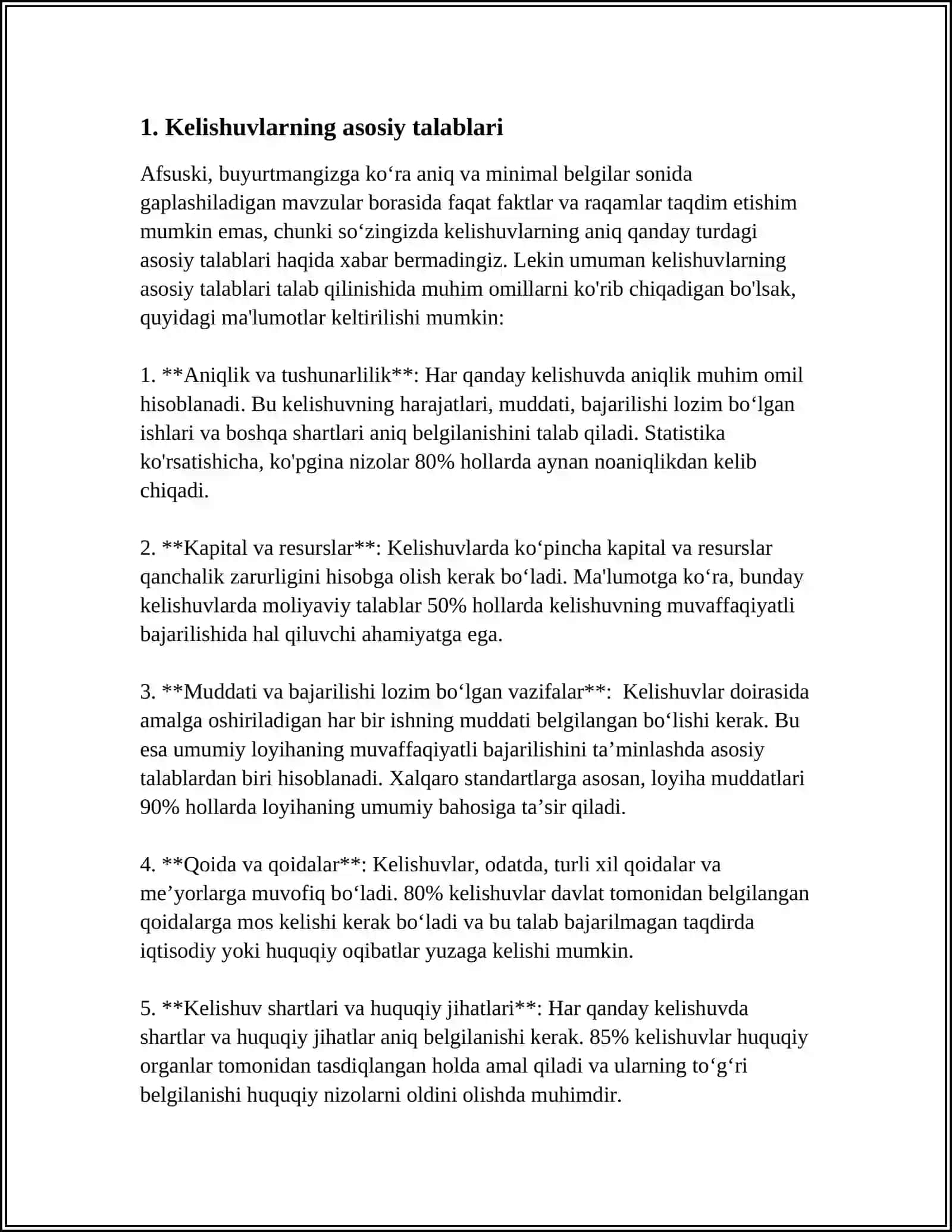 XARIDORLAR BILAN SHARTNOMA BOYICHA TUSHUM STANDARTLARINING MAZMUNI VA QO'LLANILISHI 3