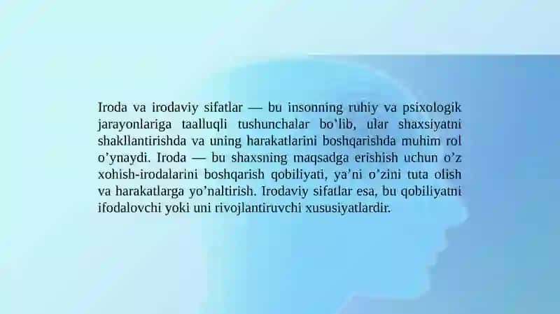 IRODA VA IRODAVIY SIFATLAR 3