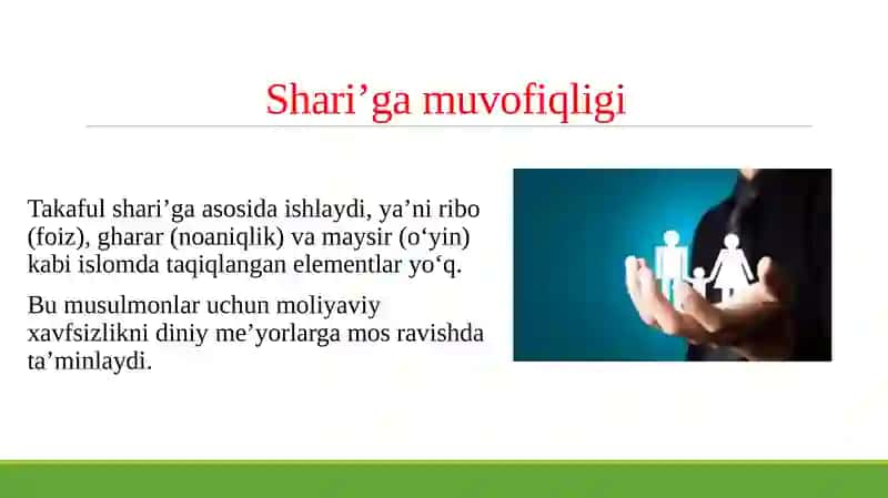 Takafulning afzalliklari va bugungi kunda qo‘llanilishi 3