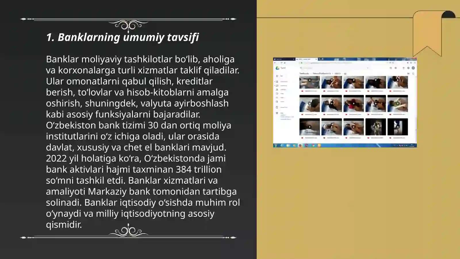 Banklar, ularning turlari va kredit tizimidagi roli 3