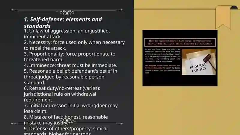 Justified acts in criminal Law 3