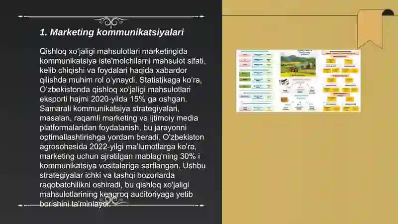 Qishloq xoʻjaligi mahsulotlari marketingida kommunikatsiya 3