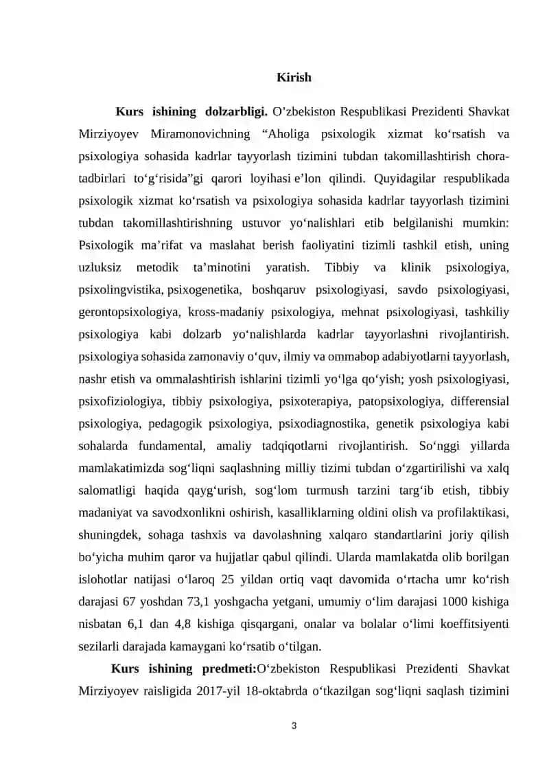 Sog’liqni saqlash tizimida psixologik xizmatning ahamiyati 3