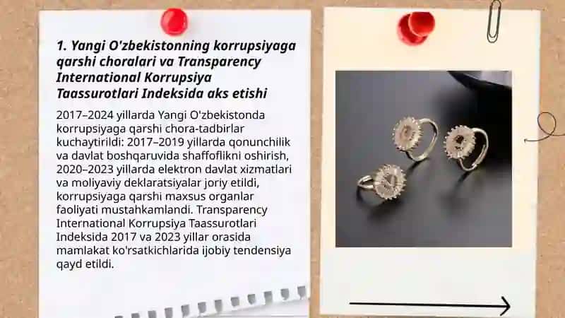 Yangi O'zbekiston ijtimoiy-siyosiy, iqtisodiy va madaniy hayotida ro'y berayotgan o'zgarishlarning xalqaro reyting va indekslarda aks etishi 3