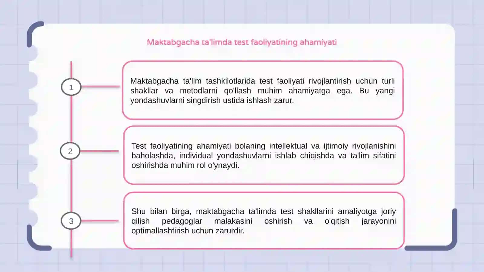 Maktabgacha taʼlim tashkilotlarida test faoliyatni tashkil etish shakllari 3