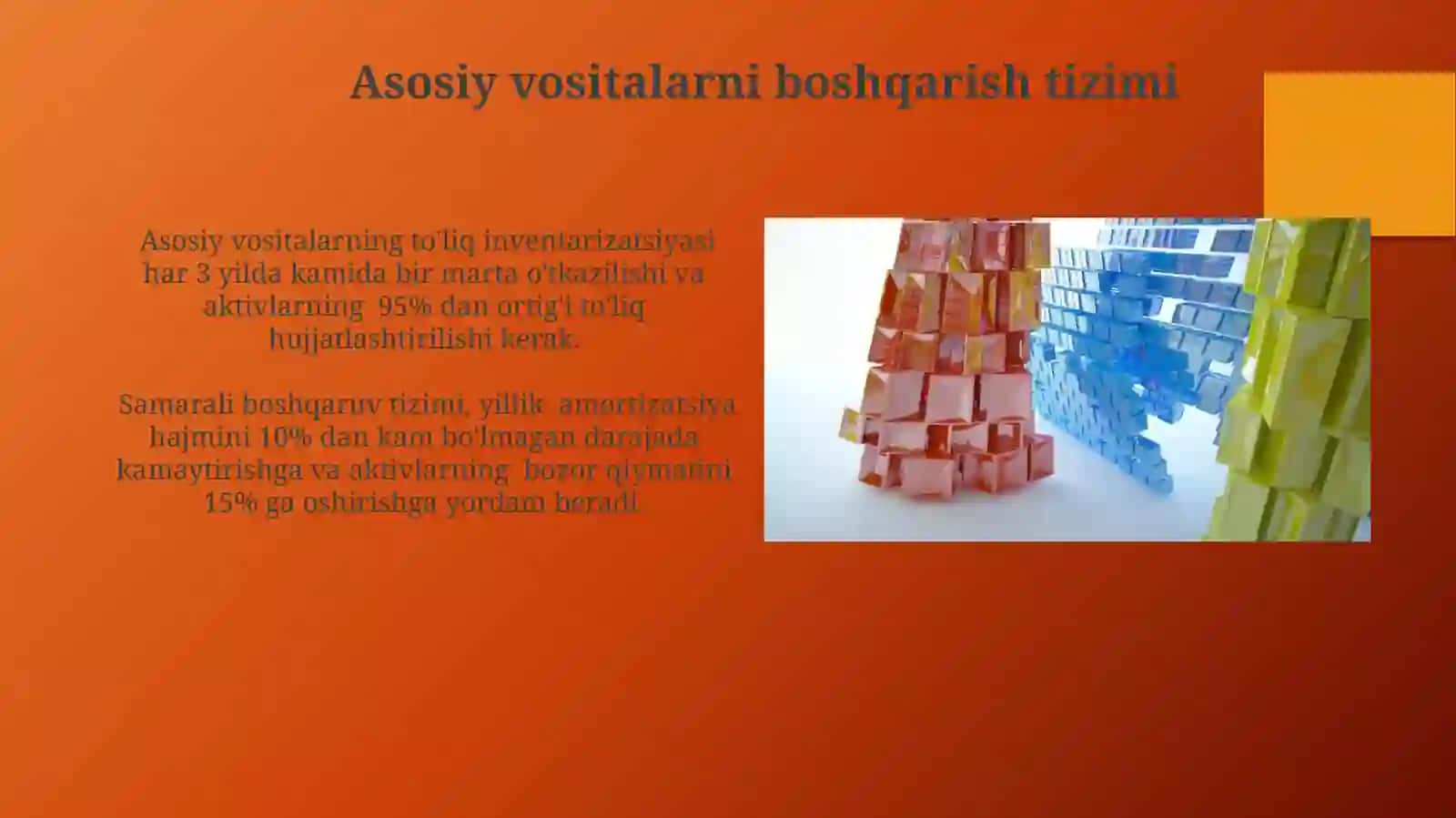 Asosiy vositalarning tarkib tuzilishi va dinamikasi 3