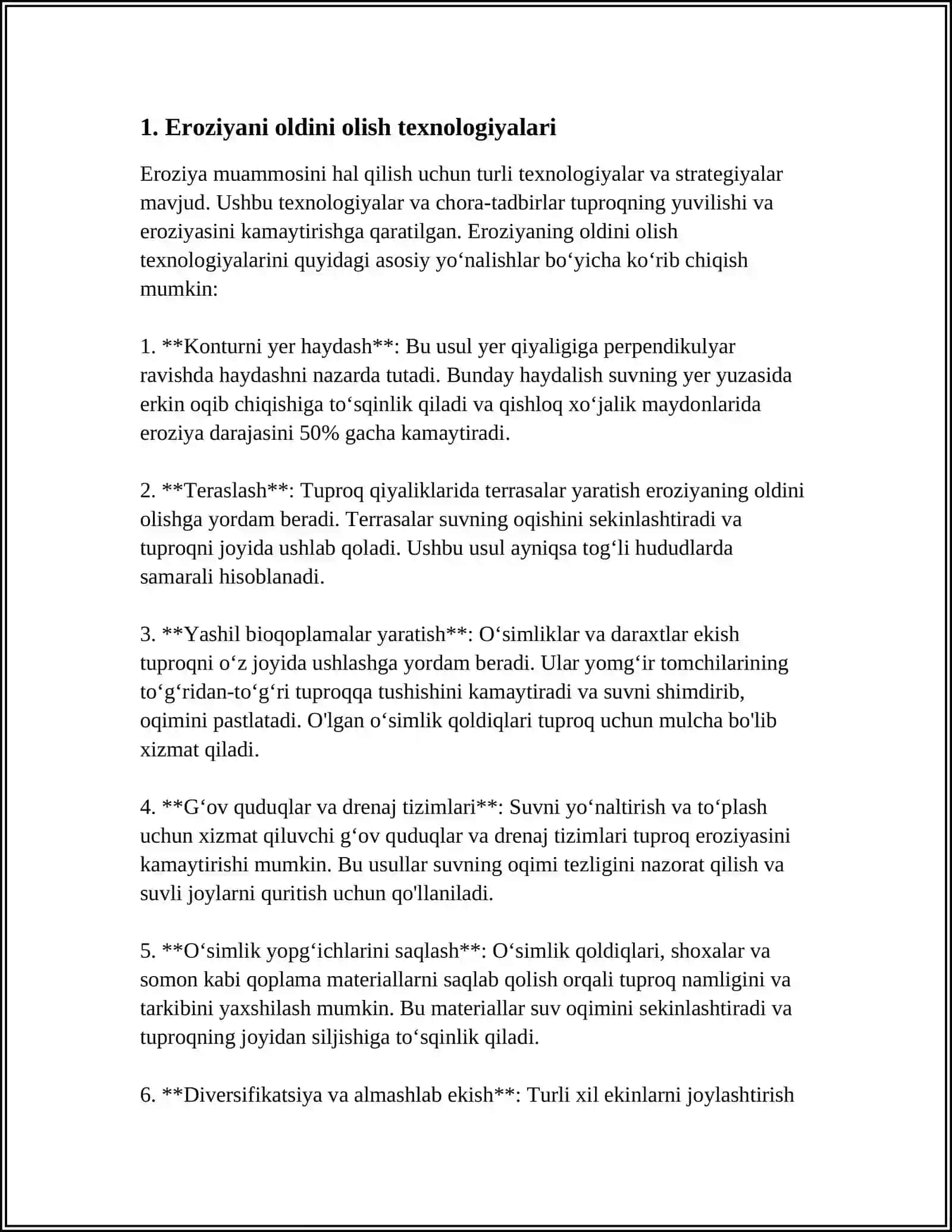 TUPROQLARNI MUHOFAZA QILISH VA OQILONA FOYDALANISH 3