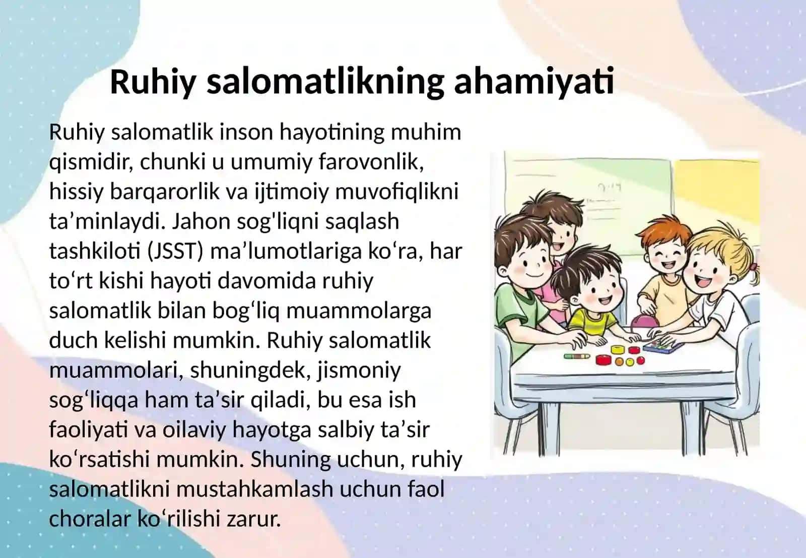 JSST ruhiy-salomatlik bo'yicha harakat dasturi 3