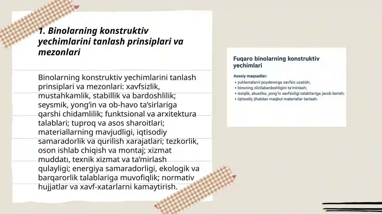Fuqaro binolarning konstruktiv yechimlari 3
